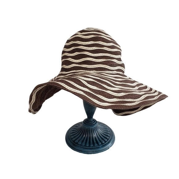 The Hats Company by Filippo Catarina Made in Italy Womens Sun Hat Brown Tan‎ - Picture 1 of 12